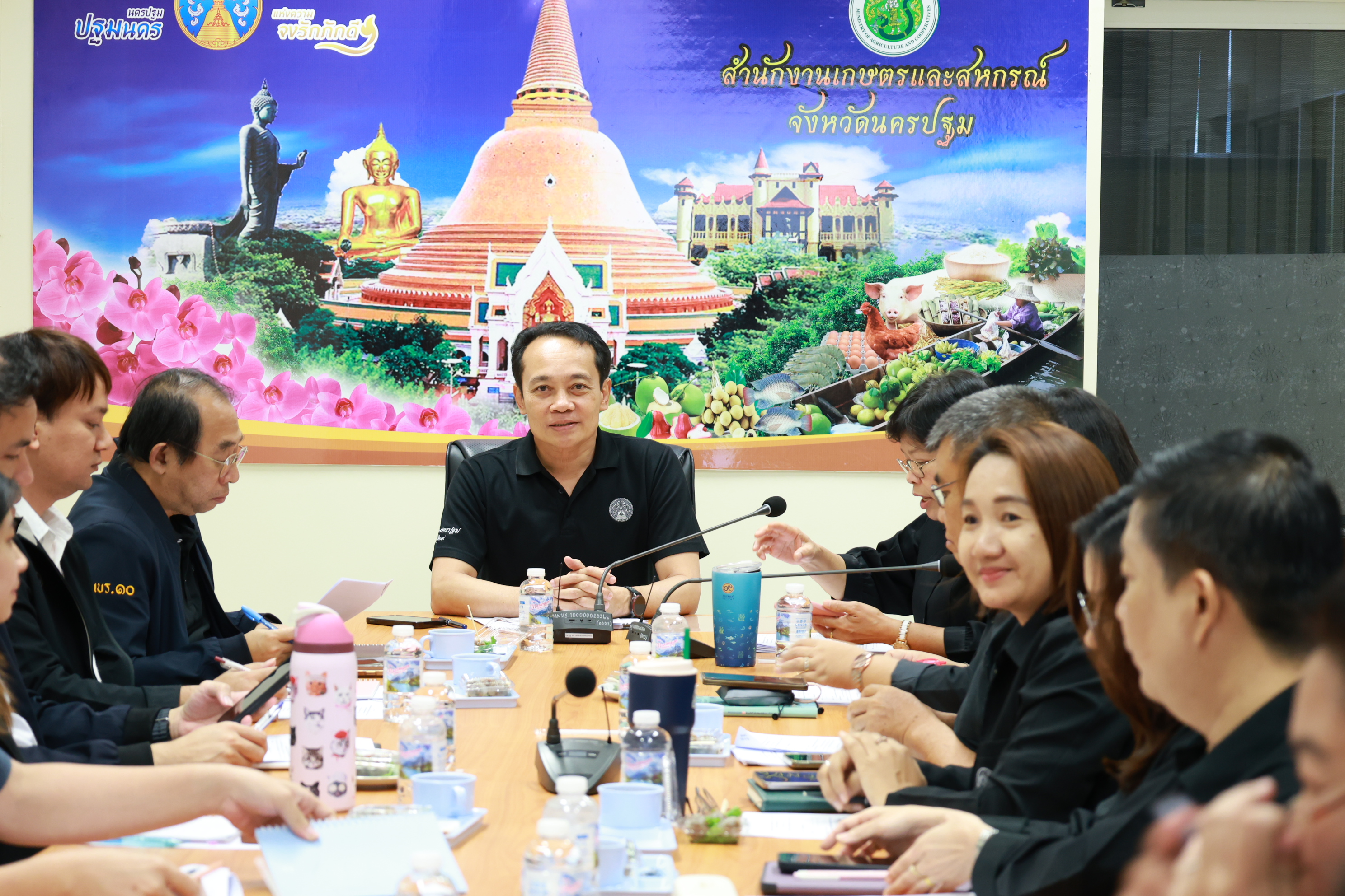title - ส.ป.ก.นครปฐม เข้าร่วมการประชุมการจัดทำข้อมูลสำหรับการวางแผนงานจังหวัดแบบบูรณาการ Province Data Dashboard ข้อมูลชุดที่ 3 การส่งเสริมสินค้าเศรษฐกิจภาคการเกษตร